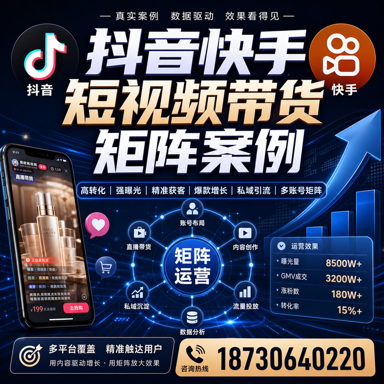 怀化短视频带货团队多平台矩阵自动分发案例