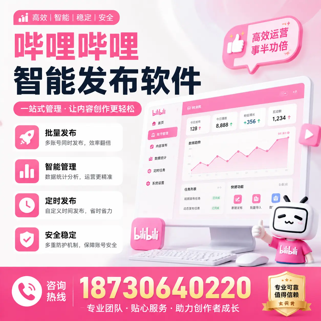 如何评估哔哩哔哩智能发布软件的ROI?怀化 企业必读